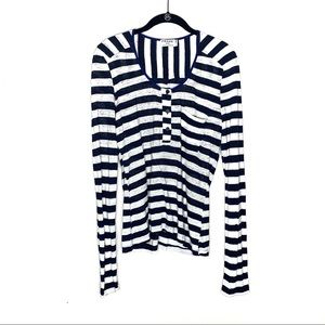 Frame striped long sleeve